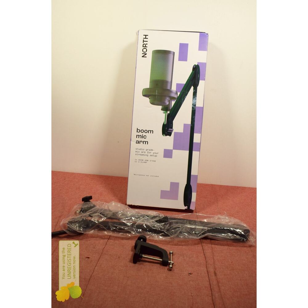 NORTH Boom Mic Arm: Microphone Stand